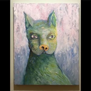 Original Cat Painting